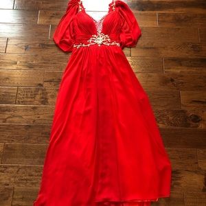 Beautiful Red Gown